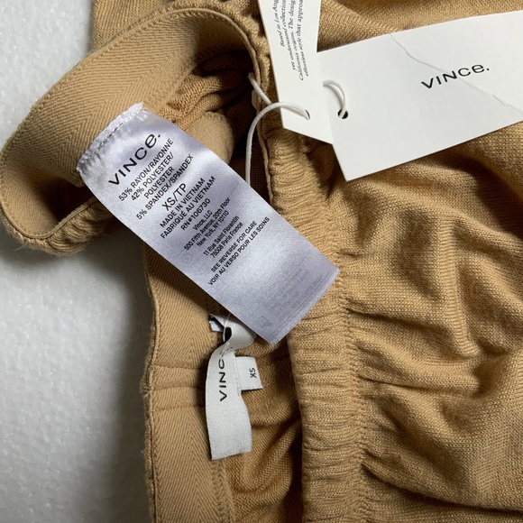 $110 Women's Vince Pull-On Oversized Lounge Shorts XS In Beige - Picture 7 of 7